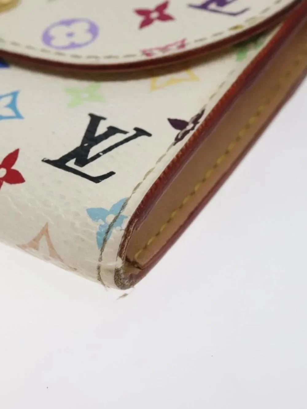 LOUIS VUITTON Monogram Multicolor Anvelop Cult De Vuitto M66557 LV Auth hk2553
